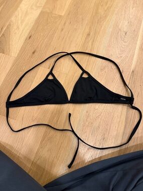 Jolyn Clothing Black Triangle Bikini Top